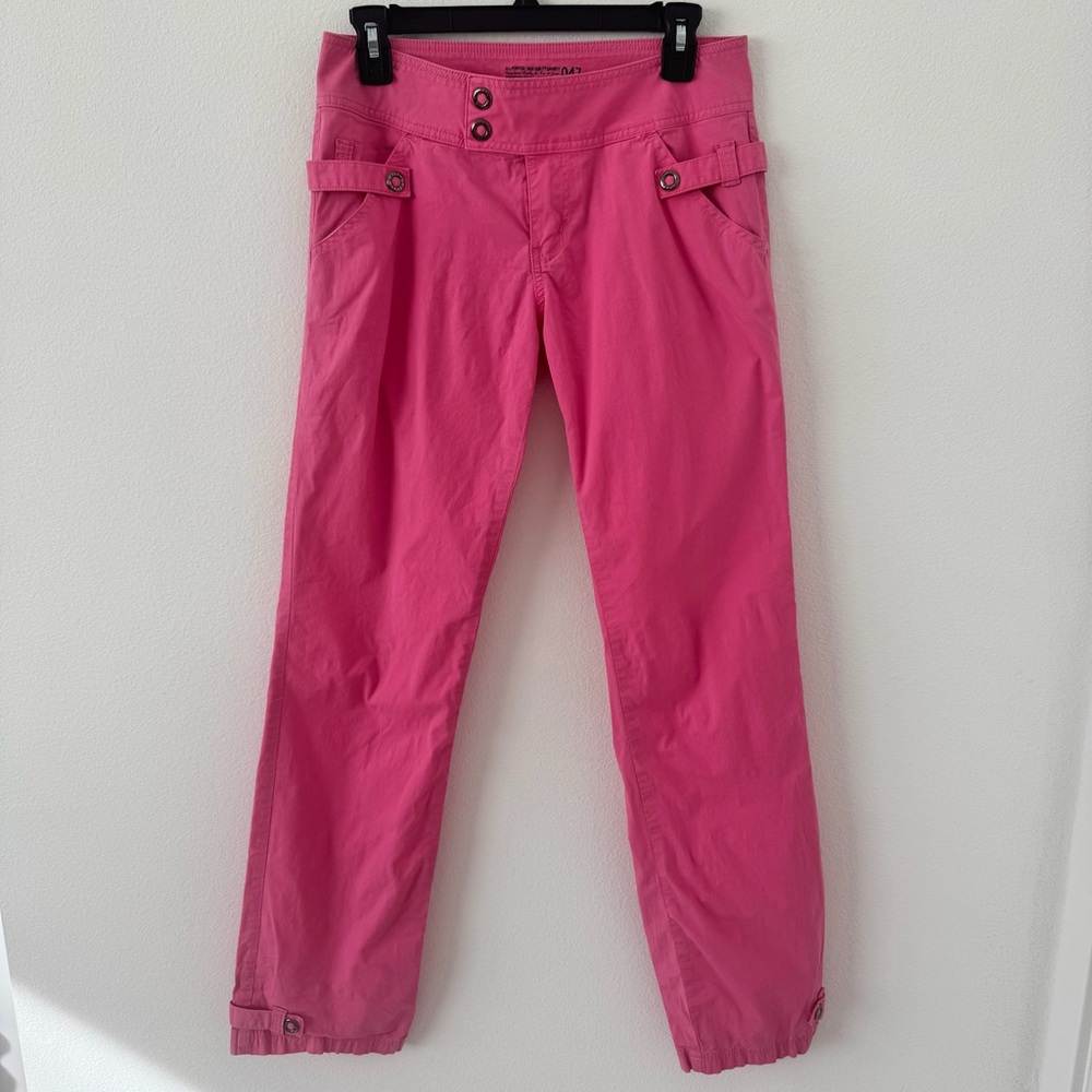 Guess Hot Pink Mid/Low Rise Cargo Utility Pants